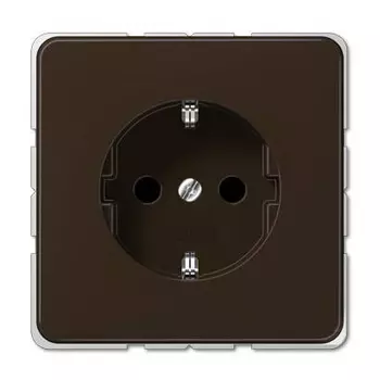 CD1520BR CD 500/CD plus Розетка с заземлением Jung 16А/250В коричневый
