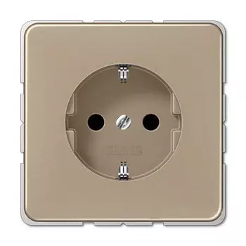 CD1520GB CD 500 Розетка с заземлением Jung 16А/250В бронза