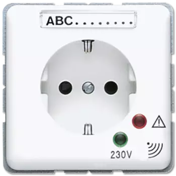 CD521KINAUFWW SCHUKO-розетка 16А 250V~ с защитой от перенапряжения белая Jung