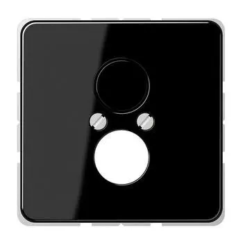 CD562SW Крышка для 2-х гнезд черная Jung