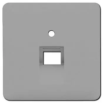 CD569-1UAGR CD 500/CD plus Серый Накладка 1-ой наклонной ТЛФ/комп розетки Jung