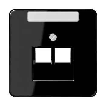 CD569TSW CD 500/CD plus Черный Крышка для ТАЕ-розетки, моно/стерео-аудиорозетки Jung