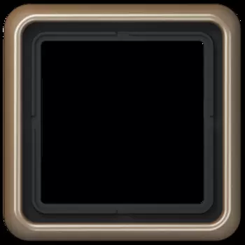 CD581GB Рамка CD 500 Бронза 1-постовая Jung