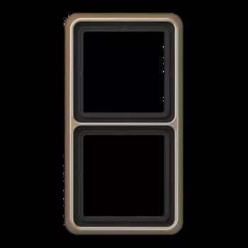 CD582GB Рамка CD 500 Бронза 2-постовая Jung