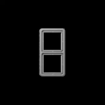 CD582GR Рамка CD 500 Серый 2-постовая Jung