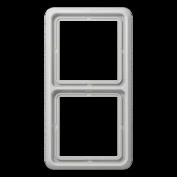 CD582LG Рамка CD 500 Светло-серый 2-постовая Jung