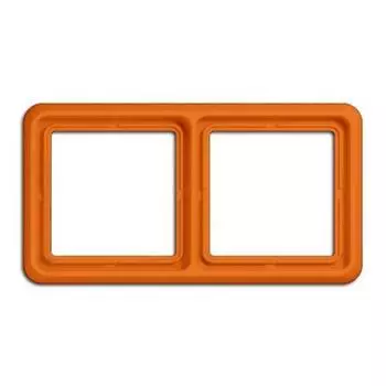 CD582O Рамка CD 500 Оранжевый 2-постовая Jung