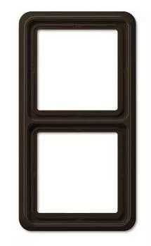 CD582WUBR Рамка CD Ударопрочная Коричневый 2-постовая Jung