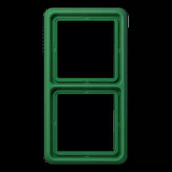 CD582WUGN Рамка CD Ударопрочная Зеленый 2-постовая Jung