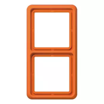 CD582WUO Рамка CD Ударопрочная Оранжевый 2-постовая Jung