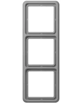 CD583GR Рамка CD 500 Серый 3-постовая Jung