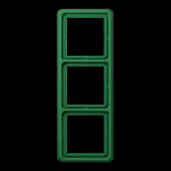 CD583WUGN Рамка CD Ударопрочная Зеленый 3-постовая Jung