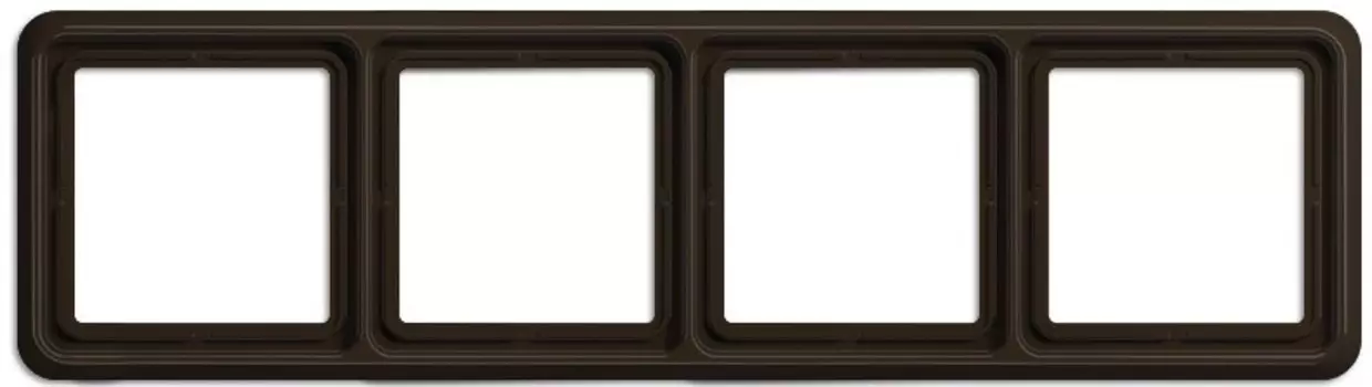 CD584BR Рамка CD 500 Коричневый 4-постовая Jung