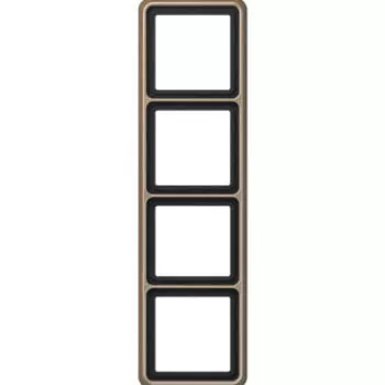 CD584GB Рамка CD 500 Бронза 4-постовая Jung