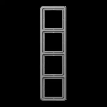 CD584GR Рамка CD 500 Серый 4-постовая Jung