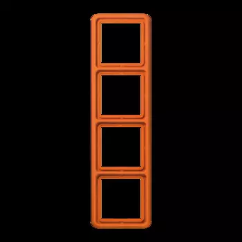 CD584WUO Рамка CD Ударопрочная Оранжевый 4-постовая Jung