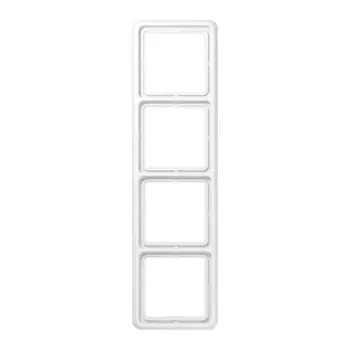 CD584WUWW Рамка CD Ударопрочная Белый 4-постовая Jung