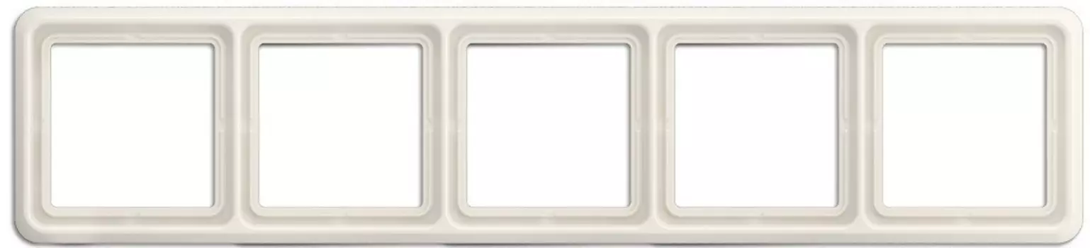 CD585W Рамка CD 500 Бежевый 5-постовая Jung
