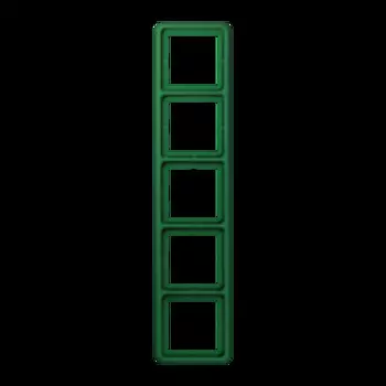 CD585WUGN Рамка CD Ударопрочная Зеленый 5-постовая Jung