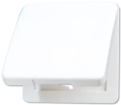 CD590BFKLWW CD ударопр. Белый Откидная крышка для розеток и изделий 50х50 Jung