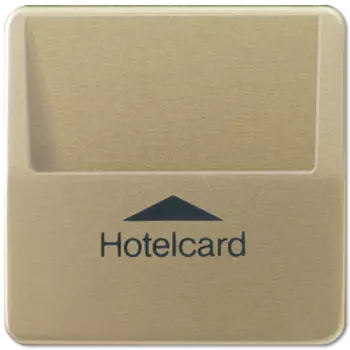 CD590CARDGB-L Крышка для карточного выключ., краш пластик зол.бронза Jung