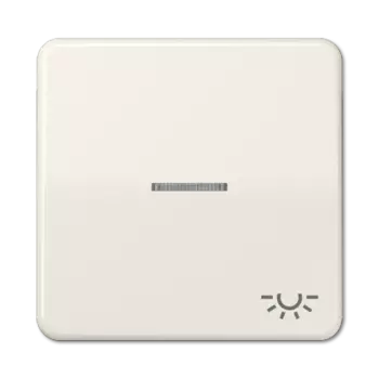 CD590KO5L CD 500/CD plus Бежевый Клавиша 1-я с/п с символом "ОСВЕЩЕНИЕ" Jung