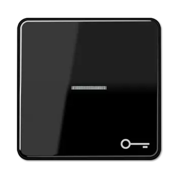 CD590KO5TSW CD 500/CD plus Черный Клавиша 1-я с/п с символом "КЛЮЧ" Jung