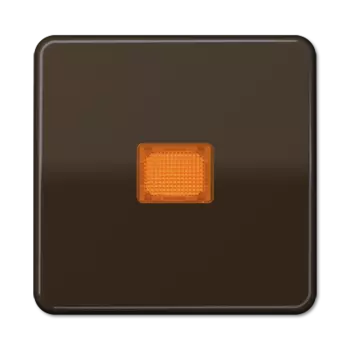 CD590KOBR CD 500/CD plus Коричневый Клавиша 1-я с/п с оранжевой линзой Jung