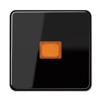 CD590KOSW CD 500/CD plus Черный Клавиша 1-я с/п с оранжевой линзой Jung