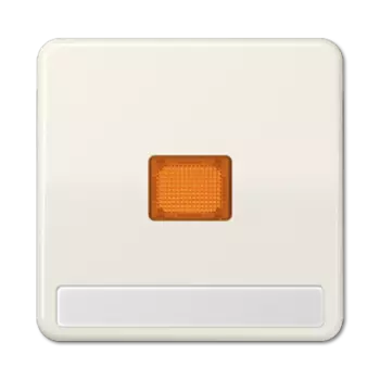 CD590NAKO CD 500/CD plus Бежевый Клавиша 1-я с/п с оранжевой линзой с полем для надписи Jung