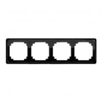 CDP584SW Рамка CD Plus Черный 4-постовая Jung