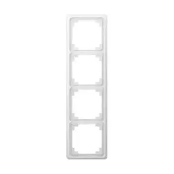 CDP584WW Рамка CD Plus Белый 4-постовая Jung