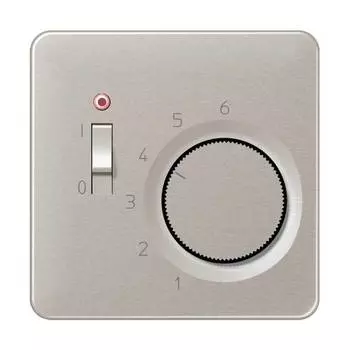 CDTR231PLPT CD 500/CD plus Платина Накладка термостата комнатного с выкл.(мех TR231U,TR241U) Jung