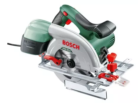 Циркулярная пила (дисковая) Bosch PKS 55 1200Вт (ручная)