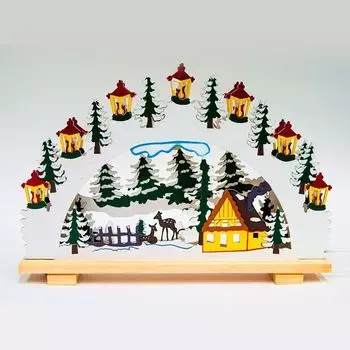 Деревянная световая фигура Feron 26831