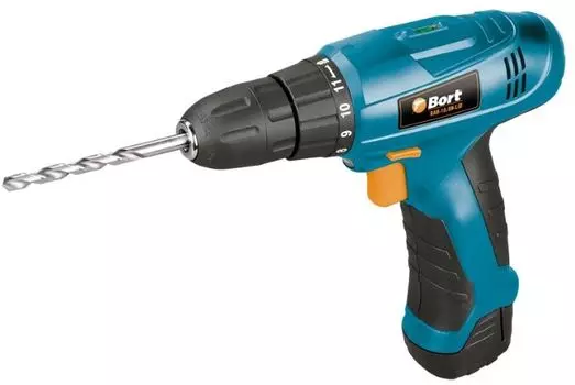 Дрель-шуруповерт Bort BAB-10,8N-LiD аккум. патрон:быстрозажимной