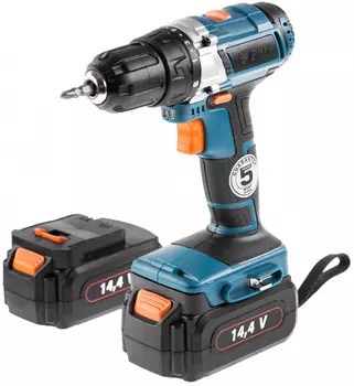 Дрель-шуруповерт Bort BAB-14Ux2-FDK аккум. патрон:быстрозажимной (кейс в комплекте)