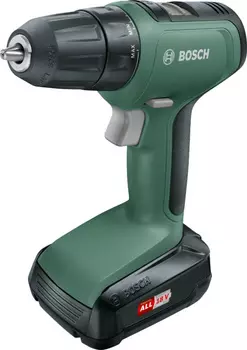 Дрель-шуруповерт Bosch UniversalDrill 18 аккум. патрон:быстрозажимной