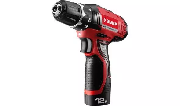 Дрель-шуруповерт Зубр ДА-12-2-Ли КНМ3 аккум. патрон:быстрозажимной (кейс в комплекте)