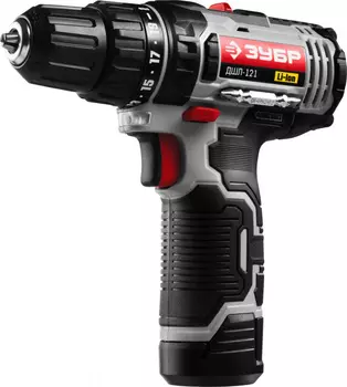Дрель-шуруповерт Зубр ДШЛ-121 аккум. патрон:быстрозажимной
