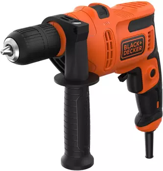 Дрель ударная Black &amp; Decker BEH200-QS 500Вт патрон:быстрозажимной реверс
