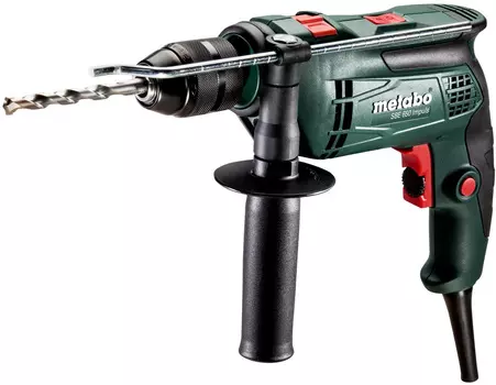 Дрель ударная Metabo SBE 650 Impuls 650Вт патрон:быстрозажимной реверс