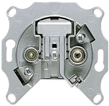 EDU04F Розетка TV-FM оконечная (TV до 2400 МГц, FM 87.5-139 МГц) Jung