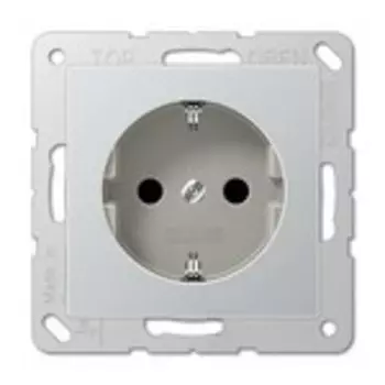 EP421AL EcoProfi Штепсельная розетка SCHUKO 16A, 250V~; алюминий Jung
