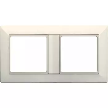 EP482 Рамка ECO Profi Бежевый 2-постовая Jung