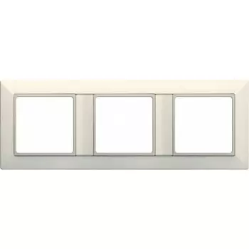 EP483 Рамка ECO Profi Бежевый 3-постовая Jung