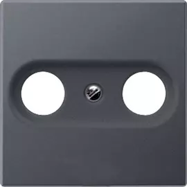 EP561BFPLTVAN EcoProfi Накладка, телевизионная EcoProfi EcoProfi (TV), спутниковая (SAT), радио (R), ECO profi, цвет - антрацит, двойная Jung