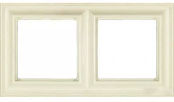 EPD482 Рамка ECO Profi Deco Бежевый 2-постовая гор/верт. Jung