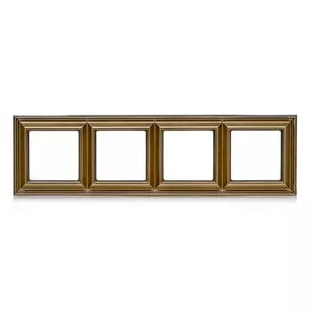 EPD484AT Рамка Eco Profi Deco Античная латунь 4-постовая Jung