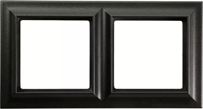 EPS482SWM Eco Profi Deco Рамка 2-кратная, черная Jung